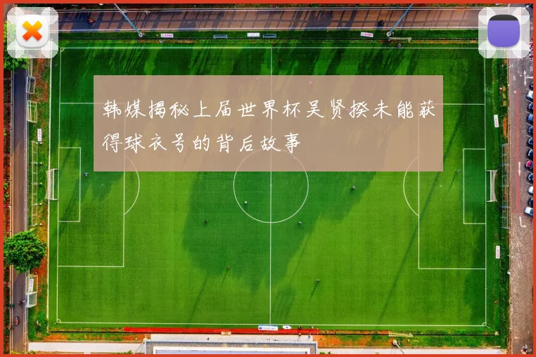 韩媒揭秘上届世界杯吴贤揆未能获得球衣号的背后故事